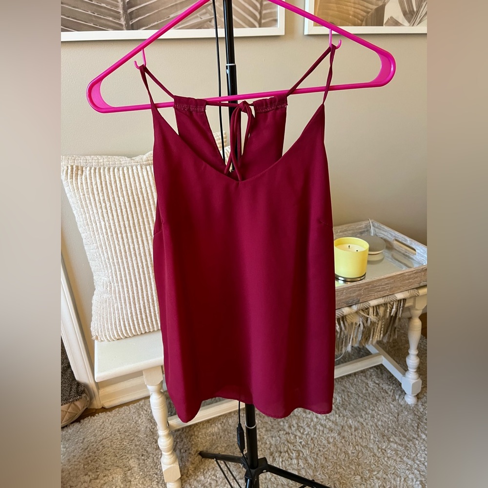 Women’s Red Dressy Tank Top